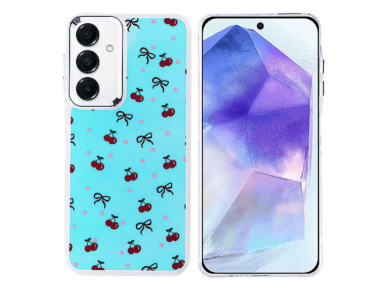 GPACK Samsung Galaxy A35 Uyumlu Hadra Figürlü Telefon Kılıfı Kırmızı