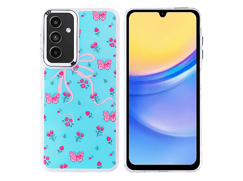 GPACK Samsung Galaxy A15 Uyumlu Hadra Figürlü Telefon Kılıfı Pembe