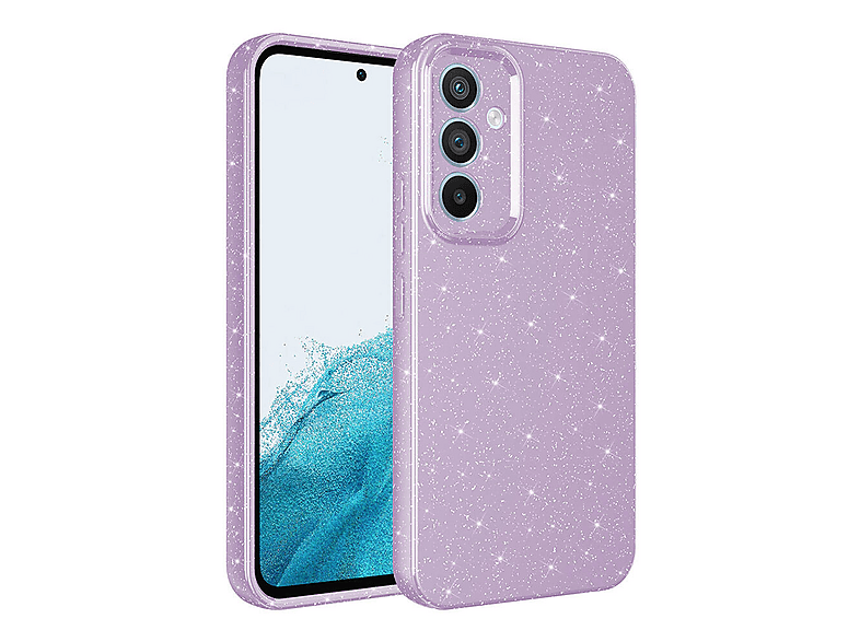 GPACK Samsung Galaxy A05S Uyumlu Koton Simli Silikon Telefon Kılıfı Lila