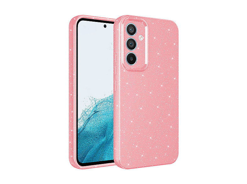 GPACK Samsung Galaxy S24 Plus Uyumlu Koton Simli Silikon Telefon Kılıfı Pembe