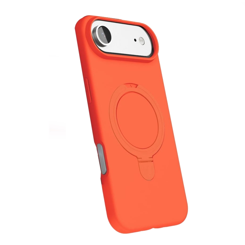 GPACK iPhone 17 Air Uyumlu Rgl MPL M-Safe Şarj Özellikli Standlı Telefon Kılıfı Turuncu