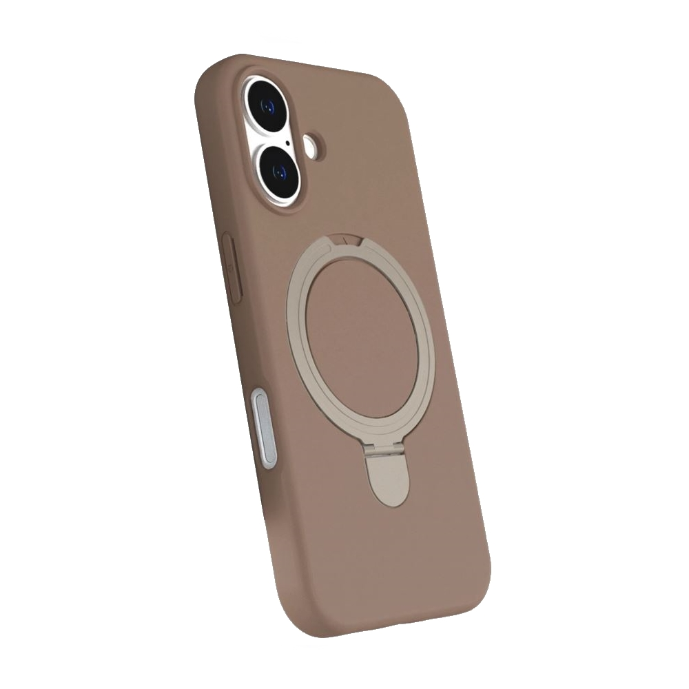 GPACK iPhone 17 Uyumlu Rgl MPL M-Safe Şarj Özellikli Standlı Telefon Kılıfı Çöl Titanyum