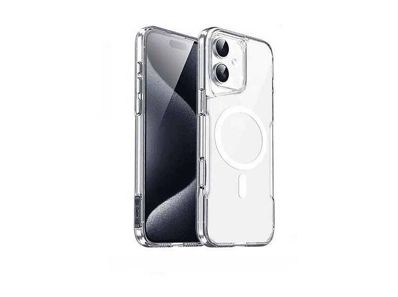 GPACK iPhone 16 Uyumlu T-Max ALP M-Safe Şarj Özellikli Sert Mika Telefon Kılıfı Beyaz