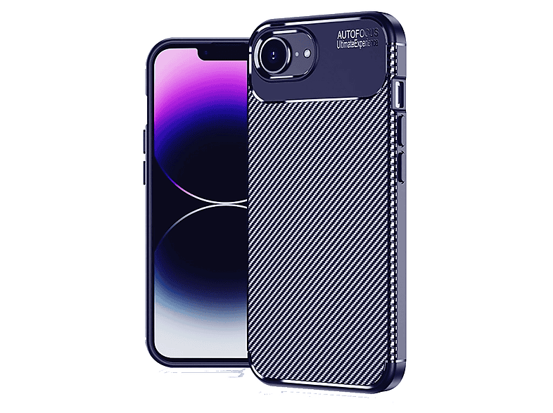 GPACK iPhone 16E Uyumlu Negro Silikon Telefon Kılıfı Lacivert