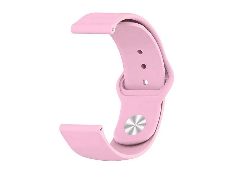 GPACK Honor MagicWatch 2 Sport Uyumlu Mat Silikon 22-KRD11 Akıllı Saat Kordonu Pembe