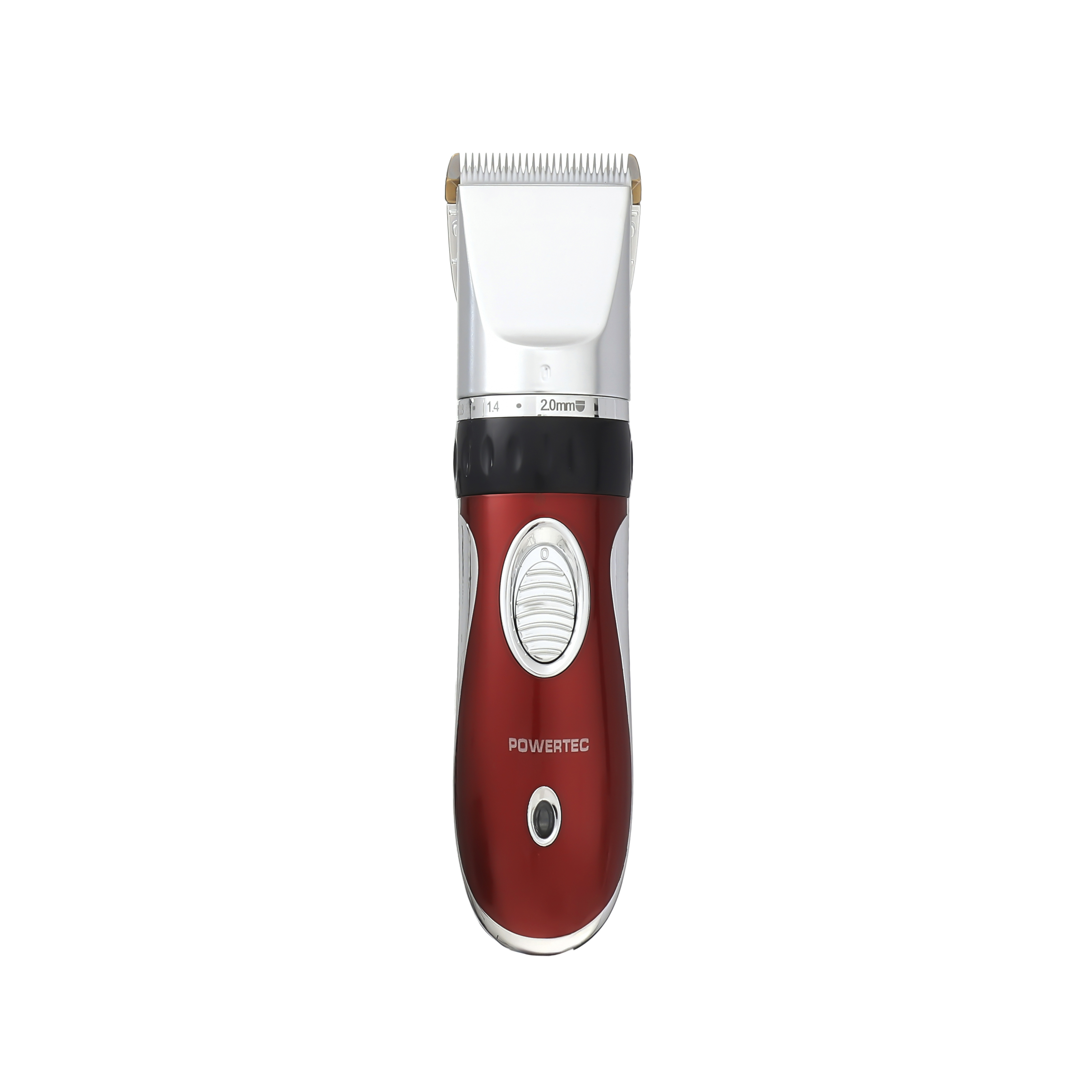 POWERTEC TR-1200 Profesyonel Saç Kesme Makinesi Kırmızı
