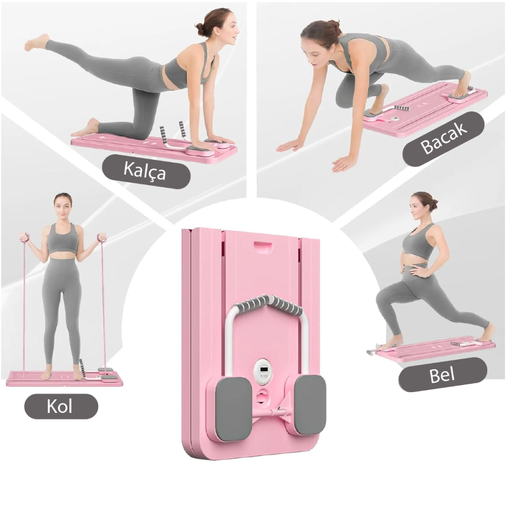 KOCHLER Evde Spor İçin (Core, Kalça, Karın, Bel ve Kol Antrenmanı) Egzersiz  ve Pilates Seti