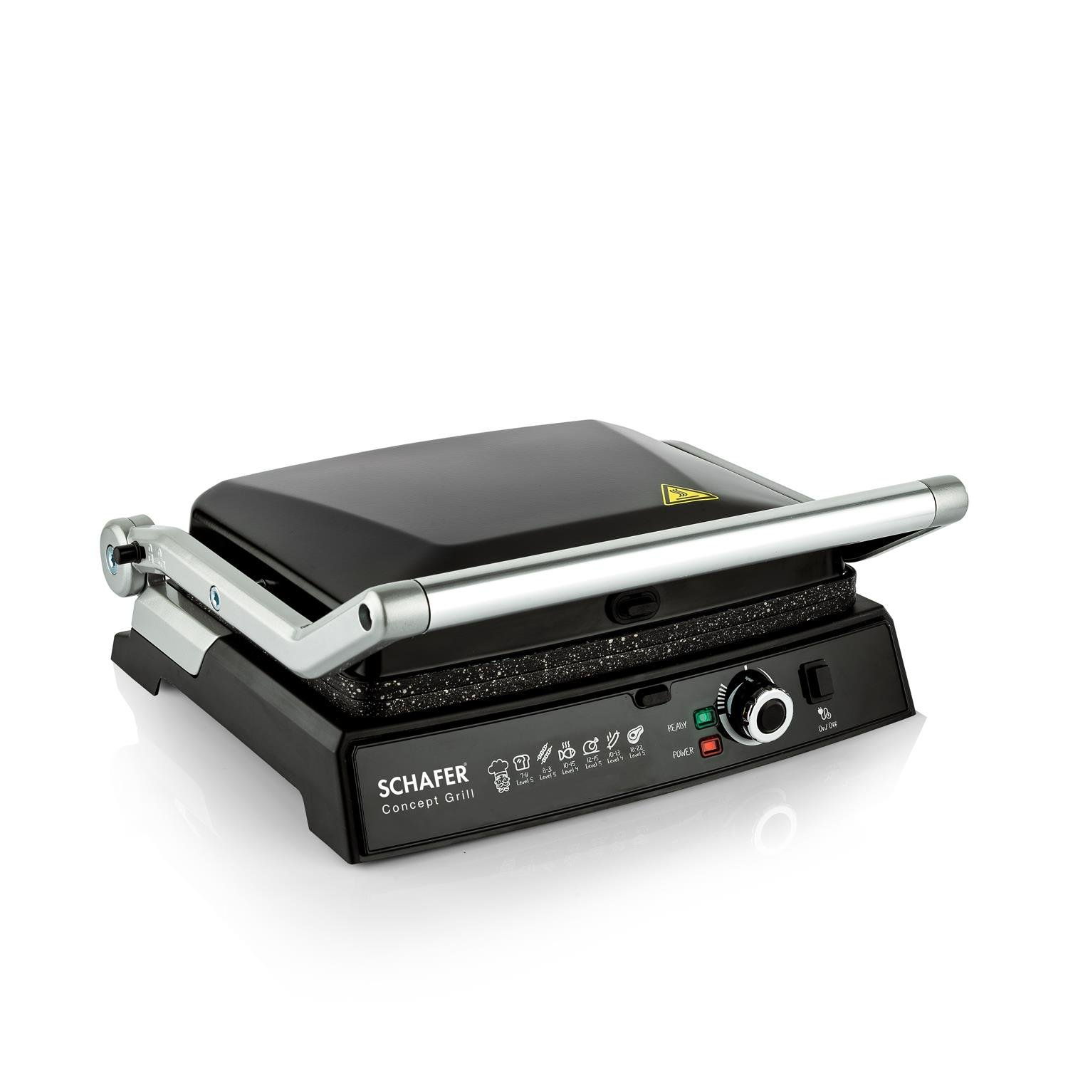 SCHAFER Concept Grill Tost Makinesi Siyah