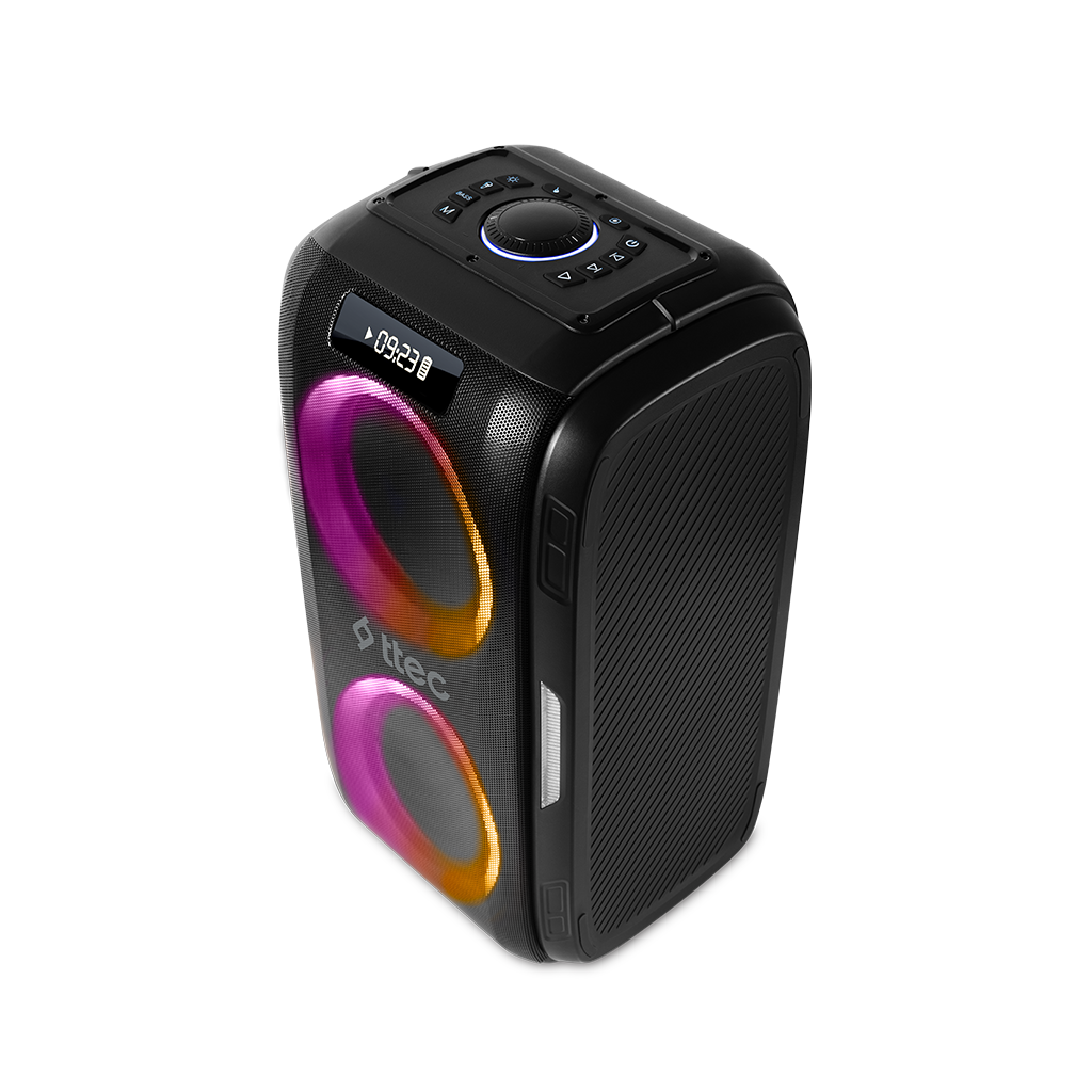 TTEC Carnival Pro 120W Taşınabilir Kablosuz Bluetooth Parti Hoparlörü Siyah