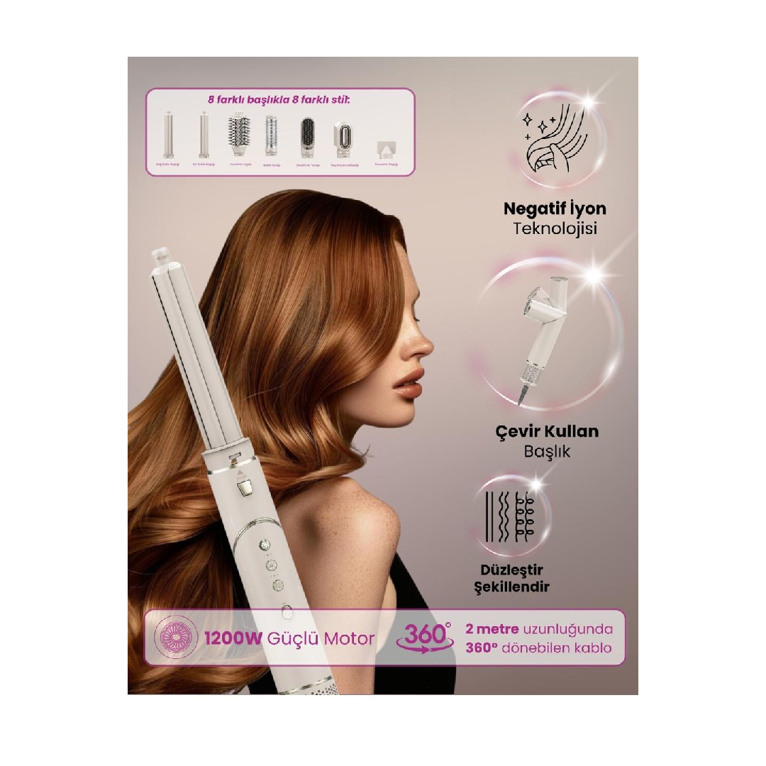 MIECO Aria 8 In 1 İyon Özellikli