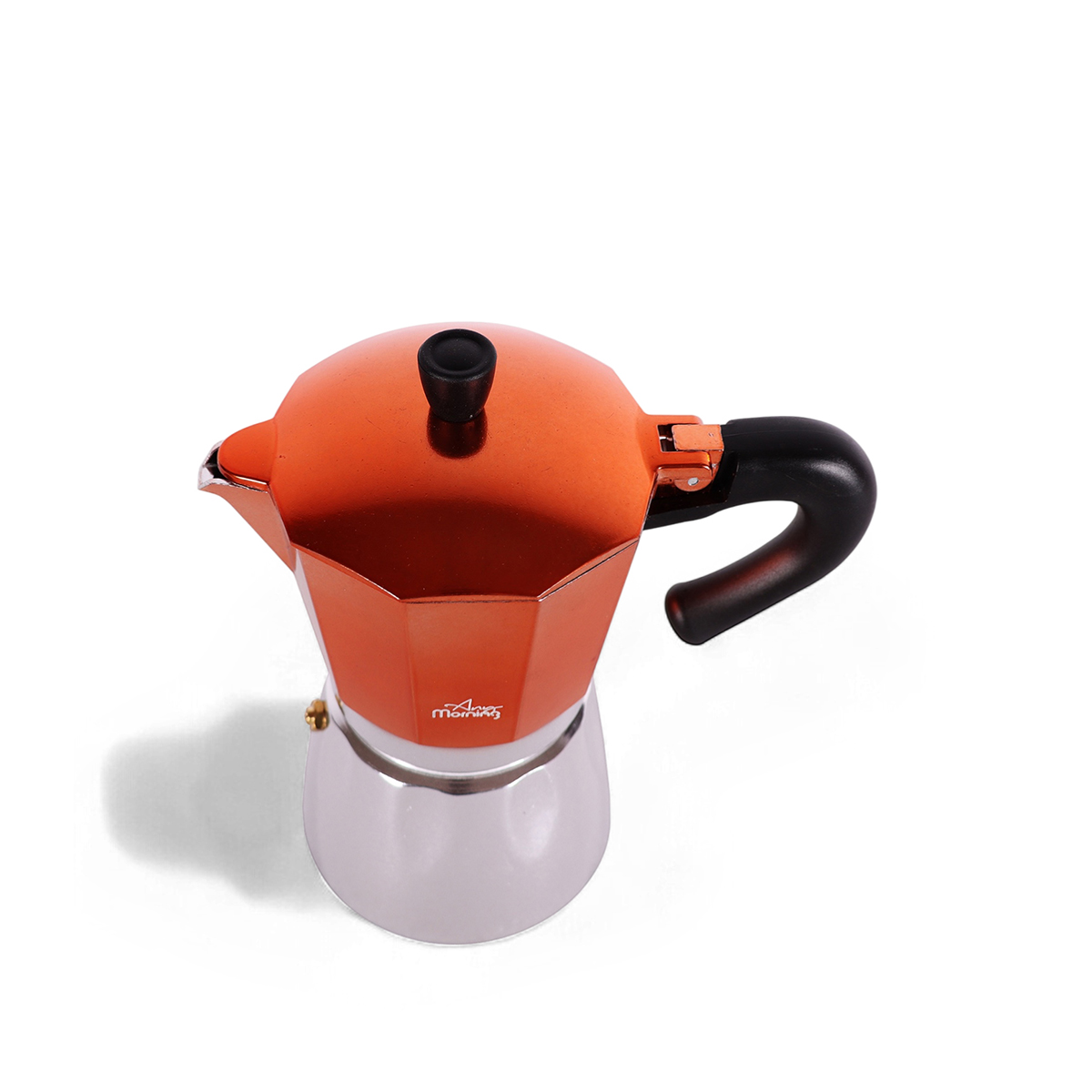 ANY MORNING HES-6 240 ml Alüminyum Moka Pot Bakır