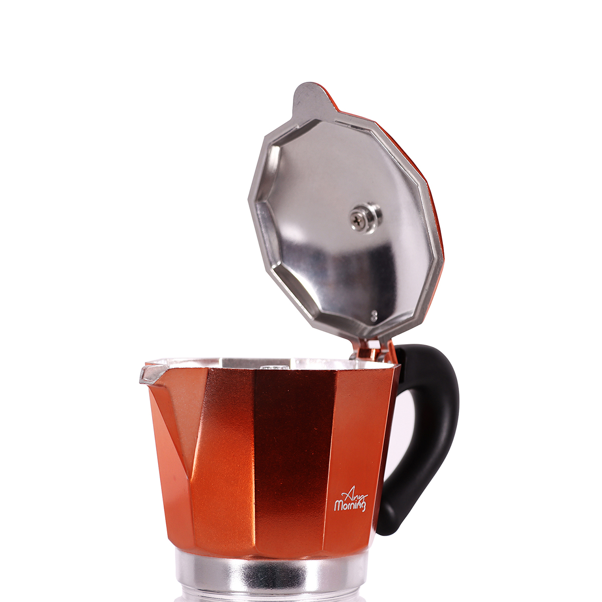 ANY MORNING HES-6 240 ml Alüminyum Moka Pot Bakır
