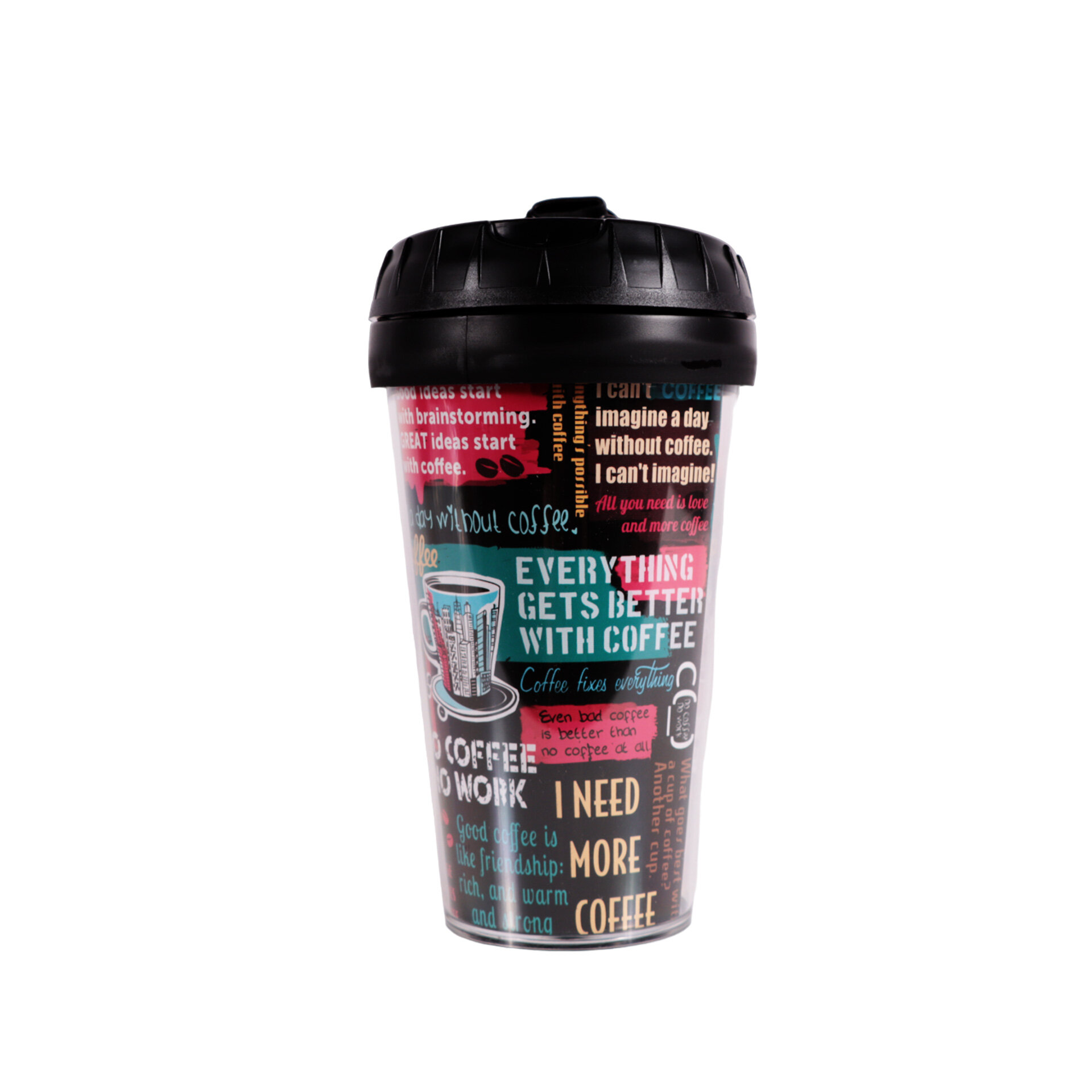 HEREVIN 161449-806 500 ml Kulplu Plastik Mug