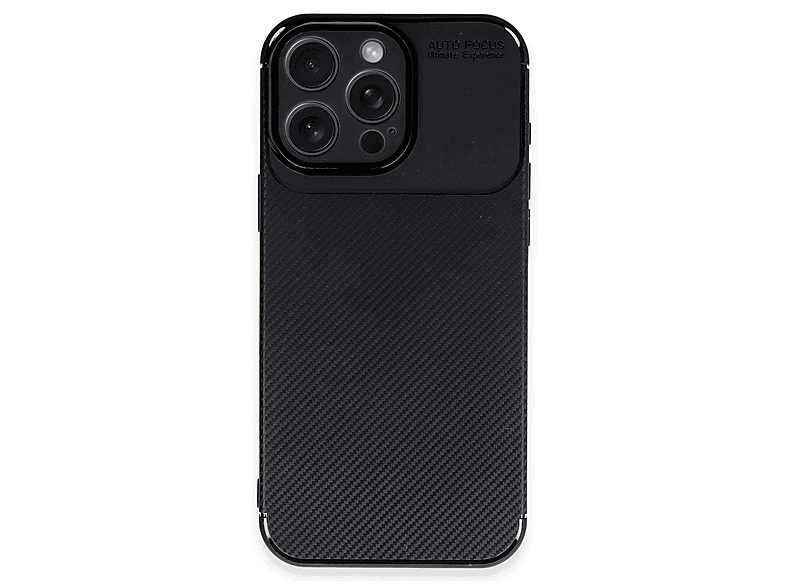 GPACK iPhone 16 Pro Uyumlu Negro Silikon Telefon Kılıfı Siyah