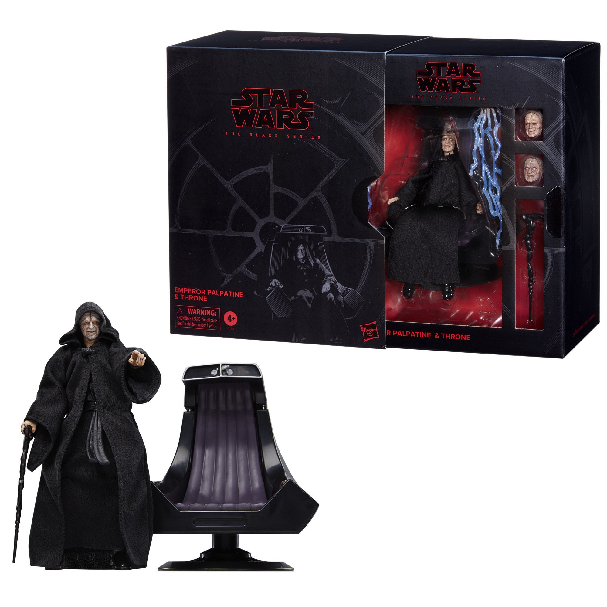 HASBRO Star Wars Black Series Emperor Palpatine & Throne Aksiyon Figür Seti (Return of the Jedi)