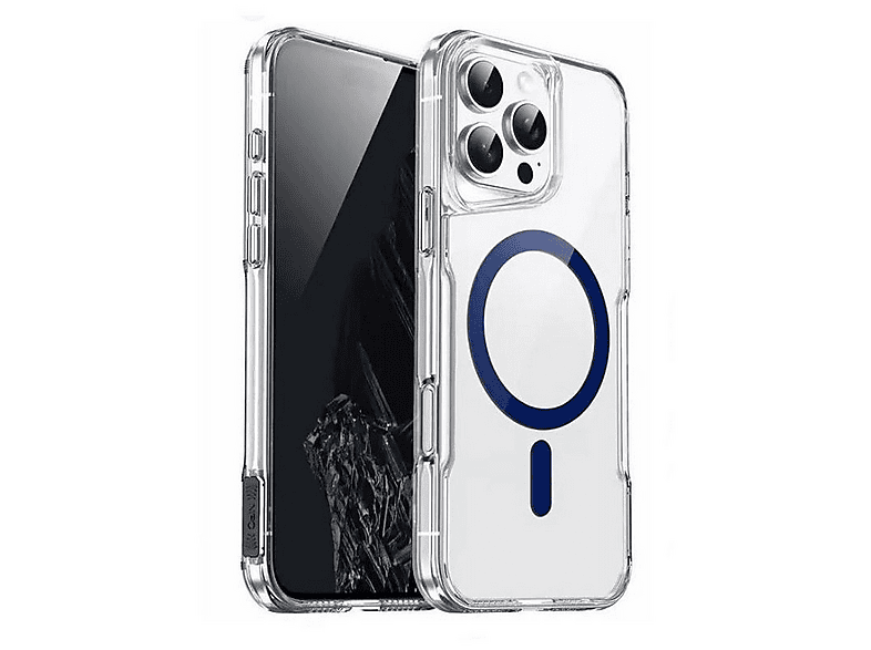 GPACK iPhone 16 Pro Max Uyumlu T-Max ALP M-Safe Şarj Özellikli Sert Mika Telefon Kılıfı Lacivert