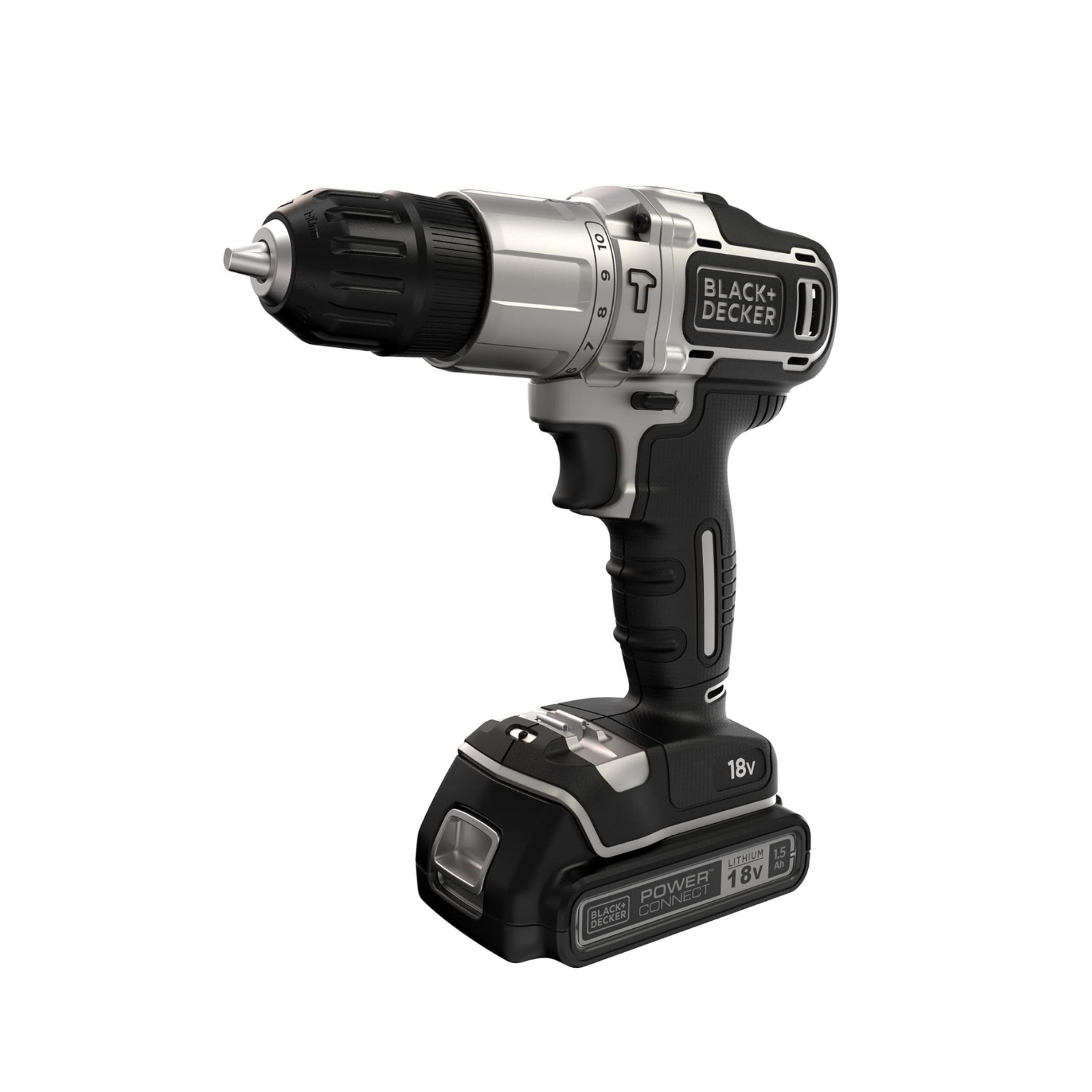 BLACK & DECKER 18V Darbeli Vidalama Elektrikli Matkap - (BDCHD18SC1K-QW) Darbeli Matkap