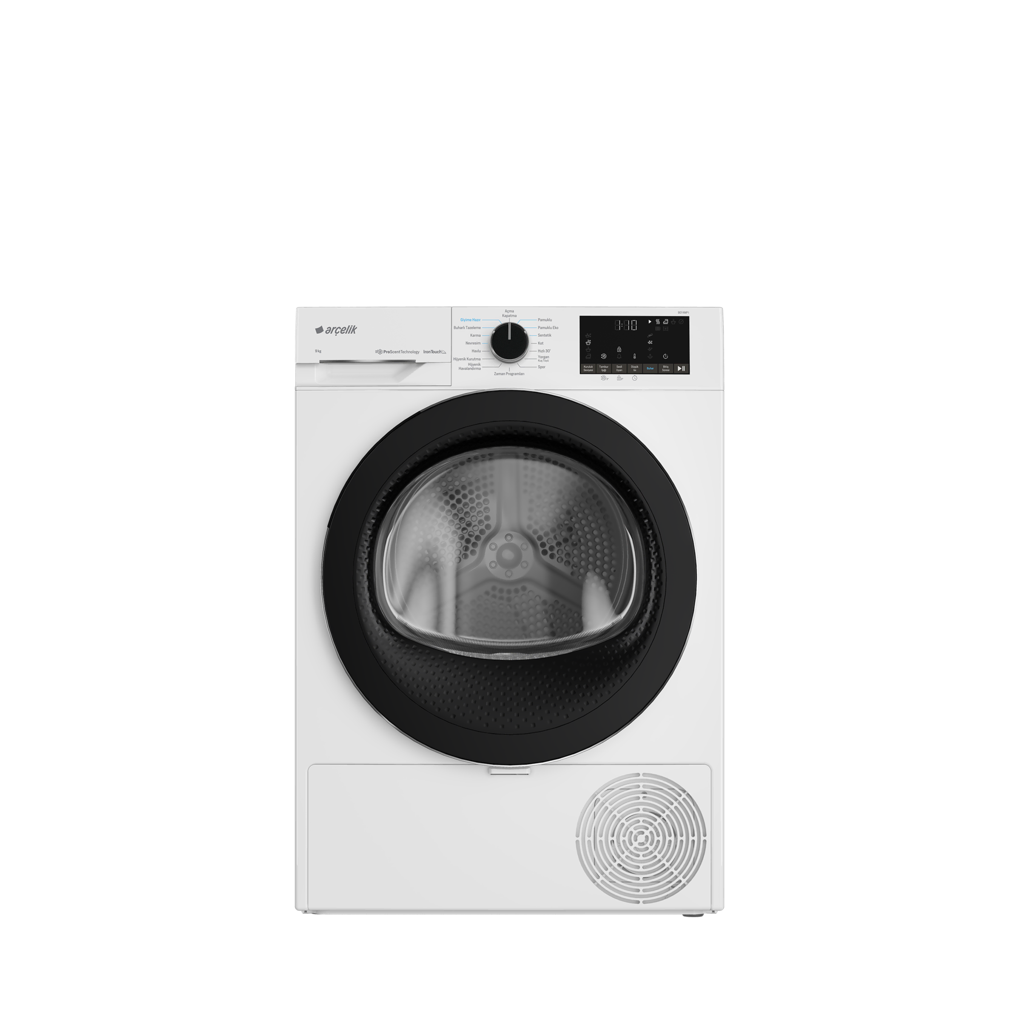 ARCELIK 901 KMP I D Enerji Sınıfı 9 kg Kurutma Makinesi Beyaz