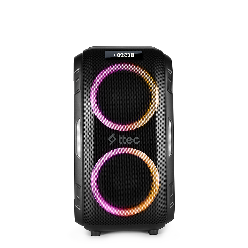 TTEC Carnival Pro 120W Taşınabilir Kablosuz Bluetooth Parti Hoparlörü Siyah