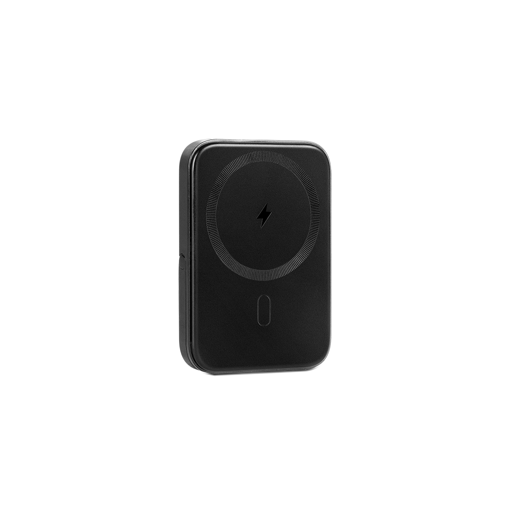 TTEC ReCharger Pro M MagSafe Uyumlu PD 20W Standlı Kablosuz 5000 mAh Taşınabilir Şarj Aleti Siyah