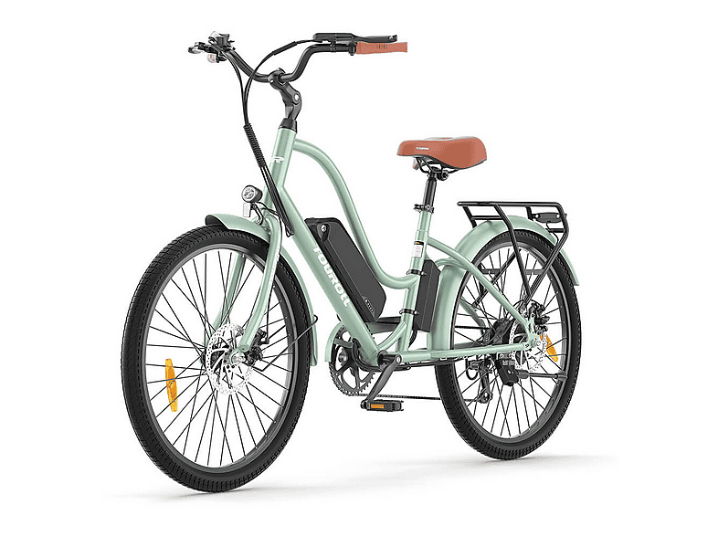 TOUROLL B2 Citybike (Laufradgröße: 26 Zoll, Unisex-Rad, Green)