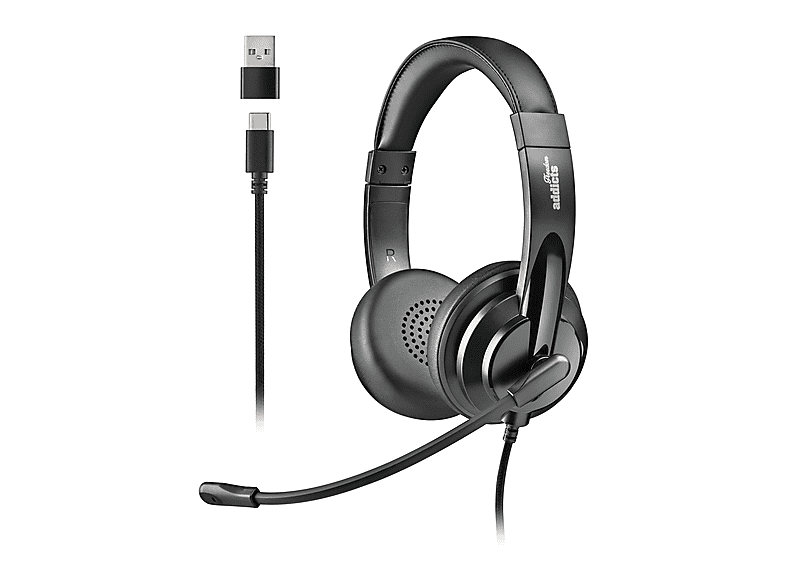 NGS VOX605USBC, Over-ear Kopfhörer Bluetooth Schwarz
