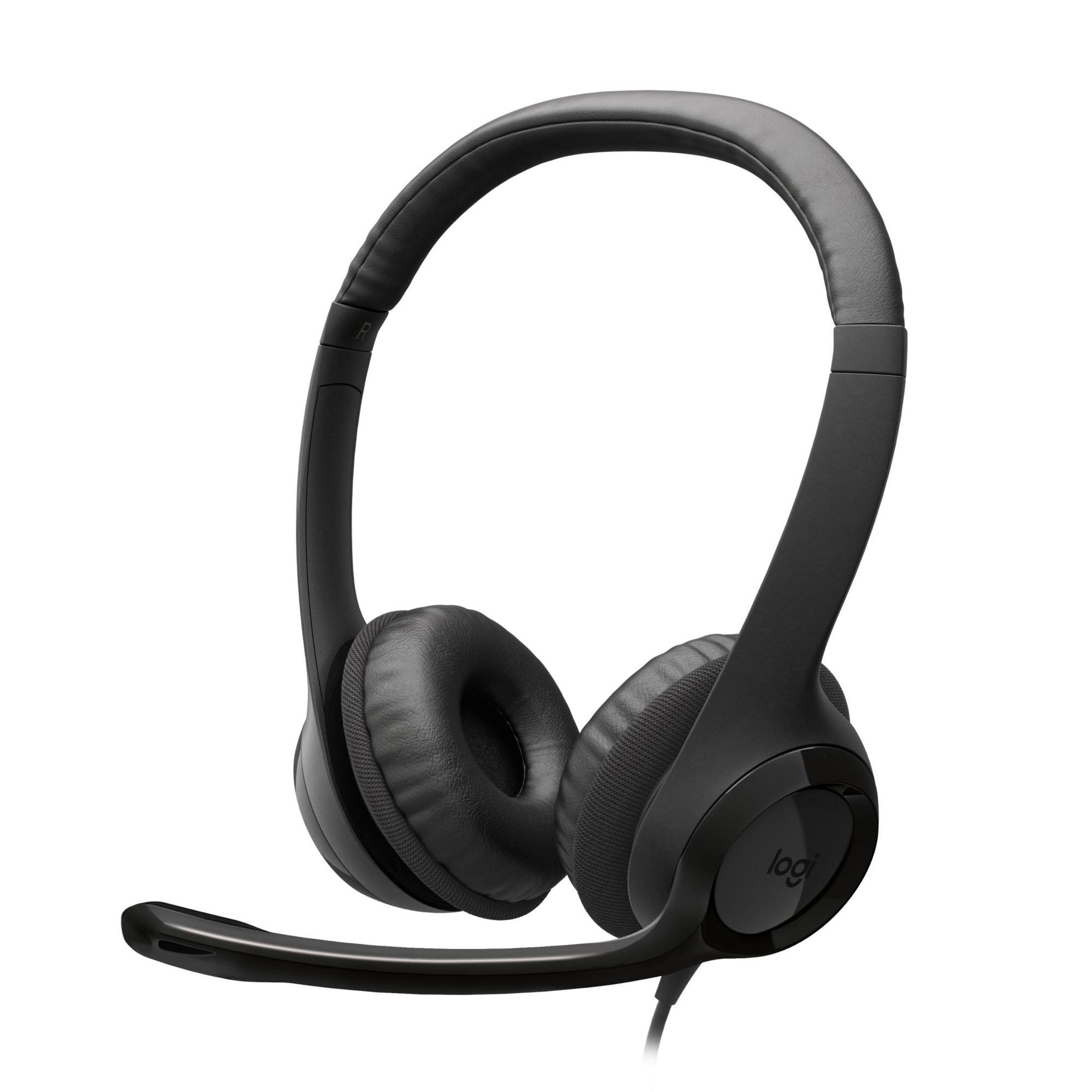 LOGITECH H390 Type-C 981-001576 Kablolu Kulak Üstü Kulaklık Siyah