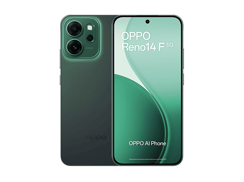 OPPO Reno14 F 5G 256 GB Grün Dual SIM | MediaMarkt