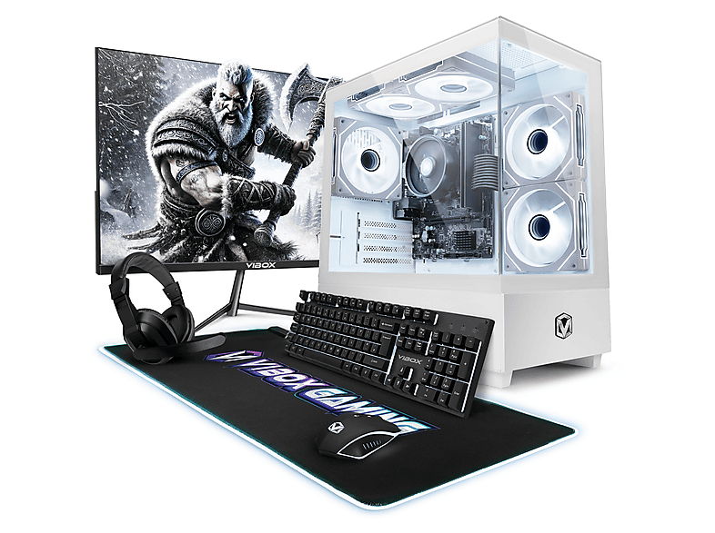 VIBOX I-56, Gaming PC mit AMD Ryzen™ 3 4 Prozessor, 16 GB RAM, 1 TB SSD, AMD Radeon™ RX Vega 8, Windows 11 Home
