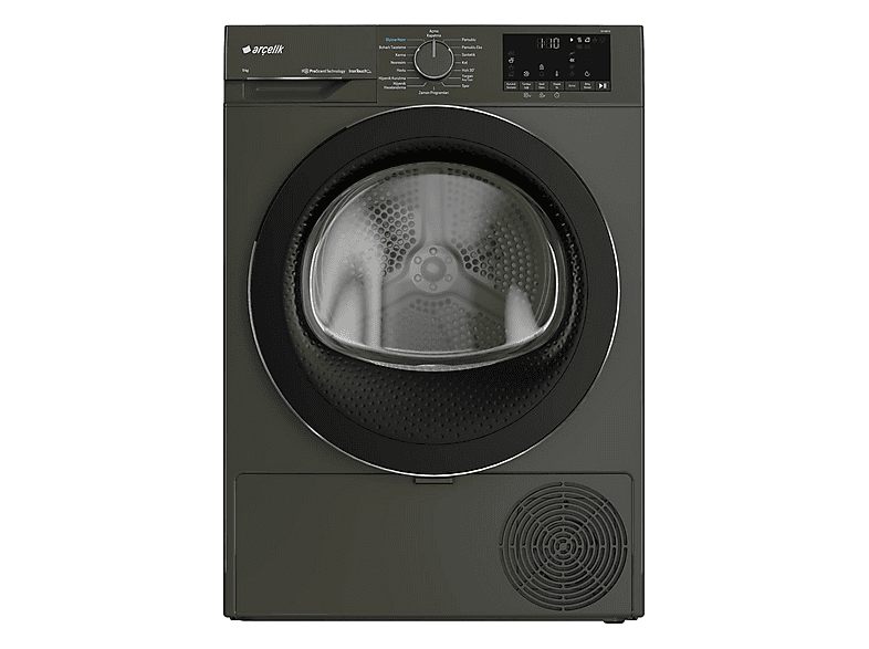ARCELIK 901 KMP IG D Enerji Sınıfı 9 kg Kurutma Makinesi Manhattan Grey