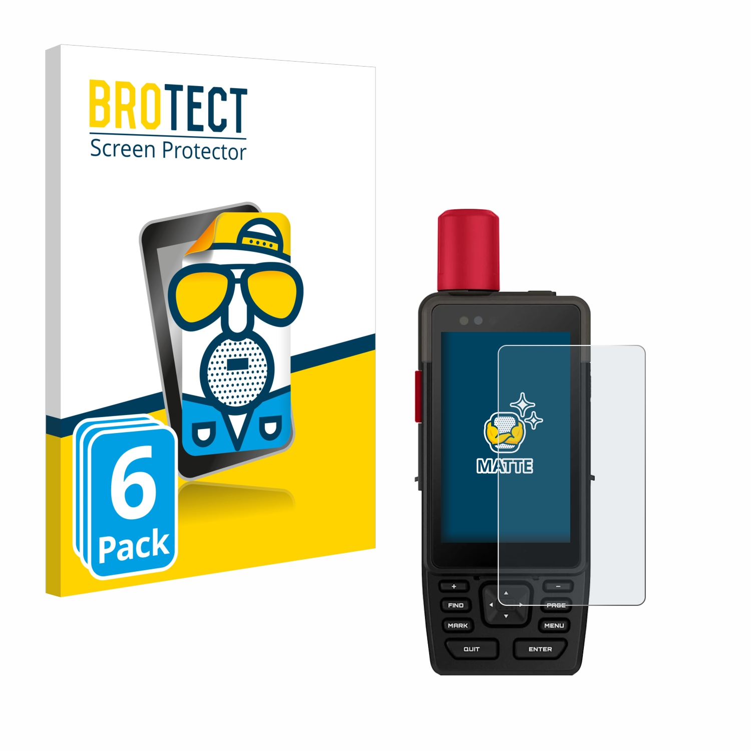 Brotect Pellicola Vetro Temperato AirGlass Per Chigee AIO-6 LTE 4G – Ultra Sottile, Protezione 9H, Anti-Impronte | Made In Germany