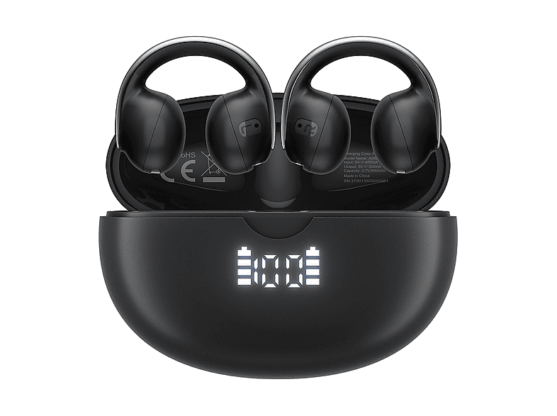 BLACKVIEW AirBuds 13, Open-ear Kopfhörer Bluetooth Schwarz