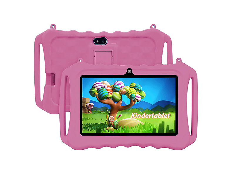 UWOT 7 Zoll HD 2GB RAM 32GB, Kinder-Tablet, 32 GB, 7 Zoll, Rosa