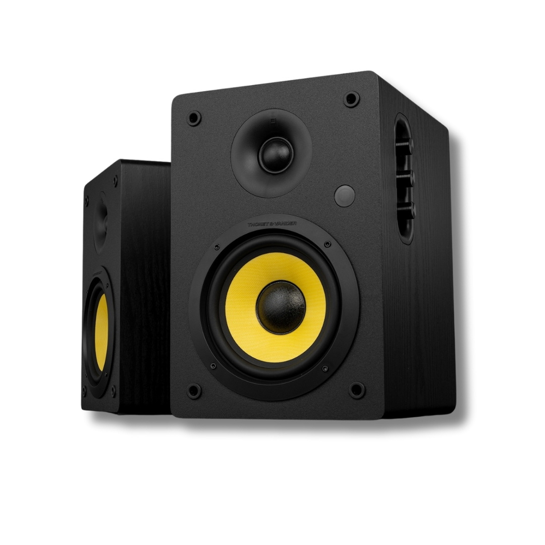 THONET & VANDER Kurbis HK096-03630 72W RMS  2.0, 5.0 RCA Optik Sinema Bluetooth Hoparlör Siyah