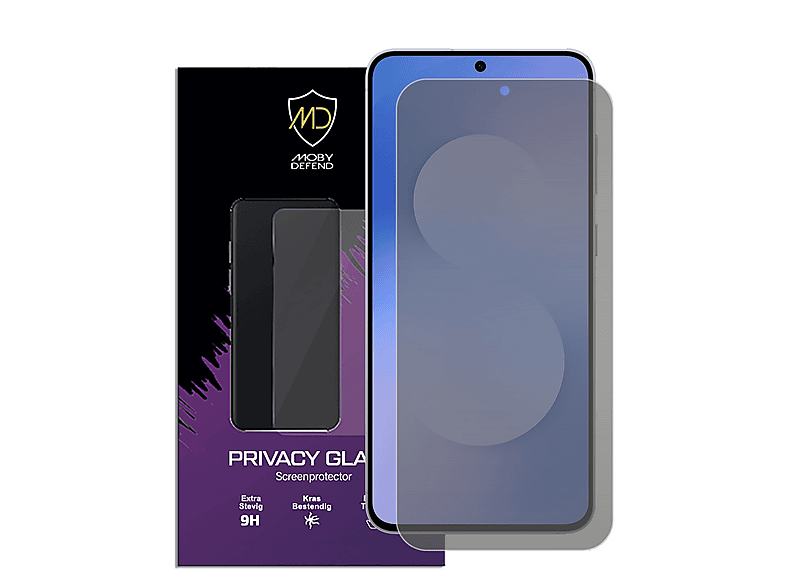 MOBYDEFEND Matte Privacy Glass Screensaver Geschikt voor Samsung Galaxy ...