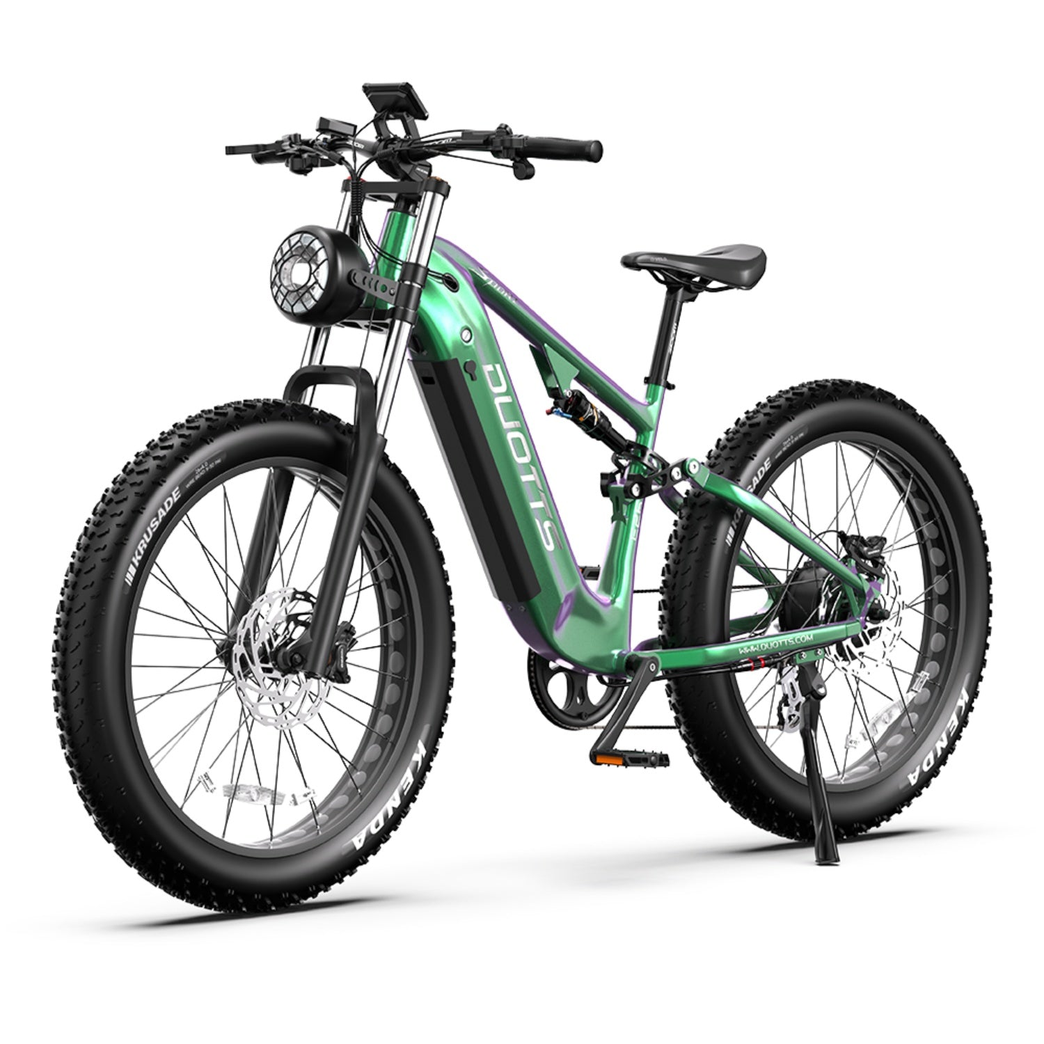 DUOTTS E26 All Terrain Bike (ATB) (Laufradgre: 26 Zoll, Erwachsene-Rad,  Green Purple) | SATURN
