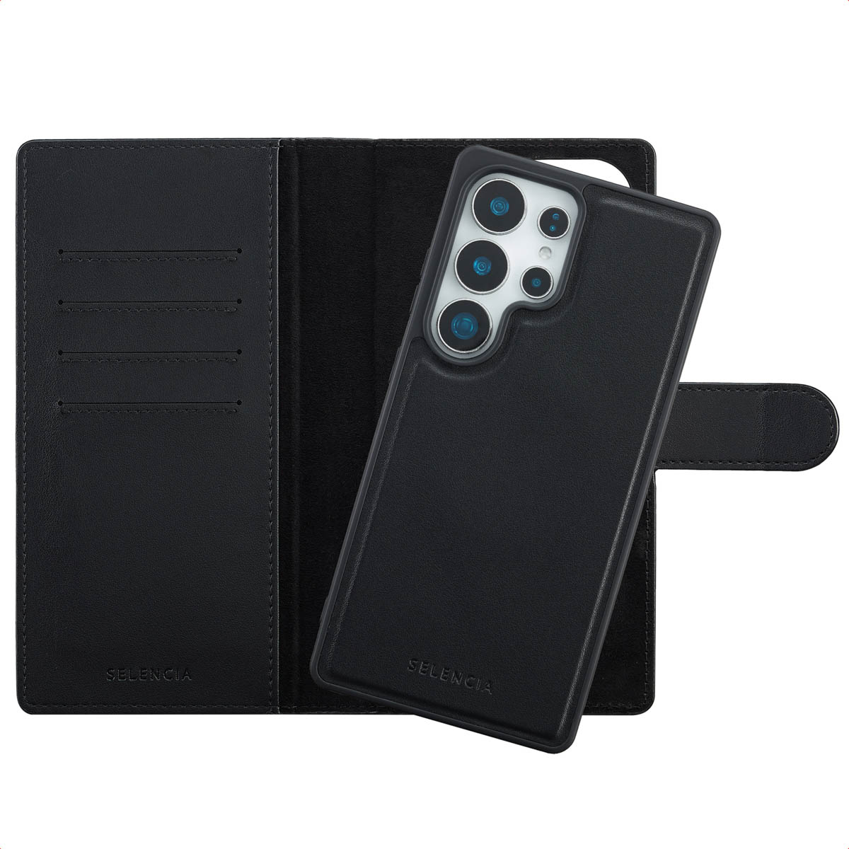 Custodia in pelle opaca retrò per Samsung Galaxy S10 Lite