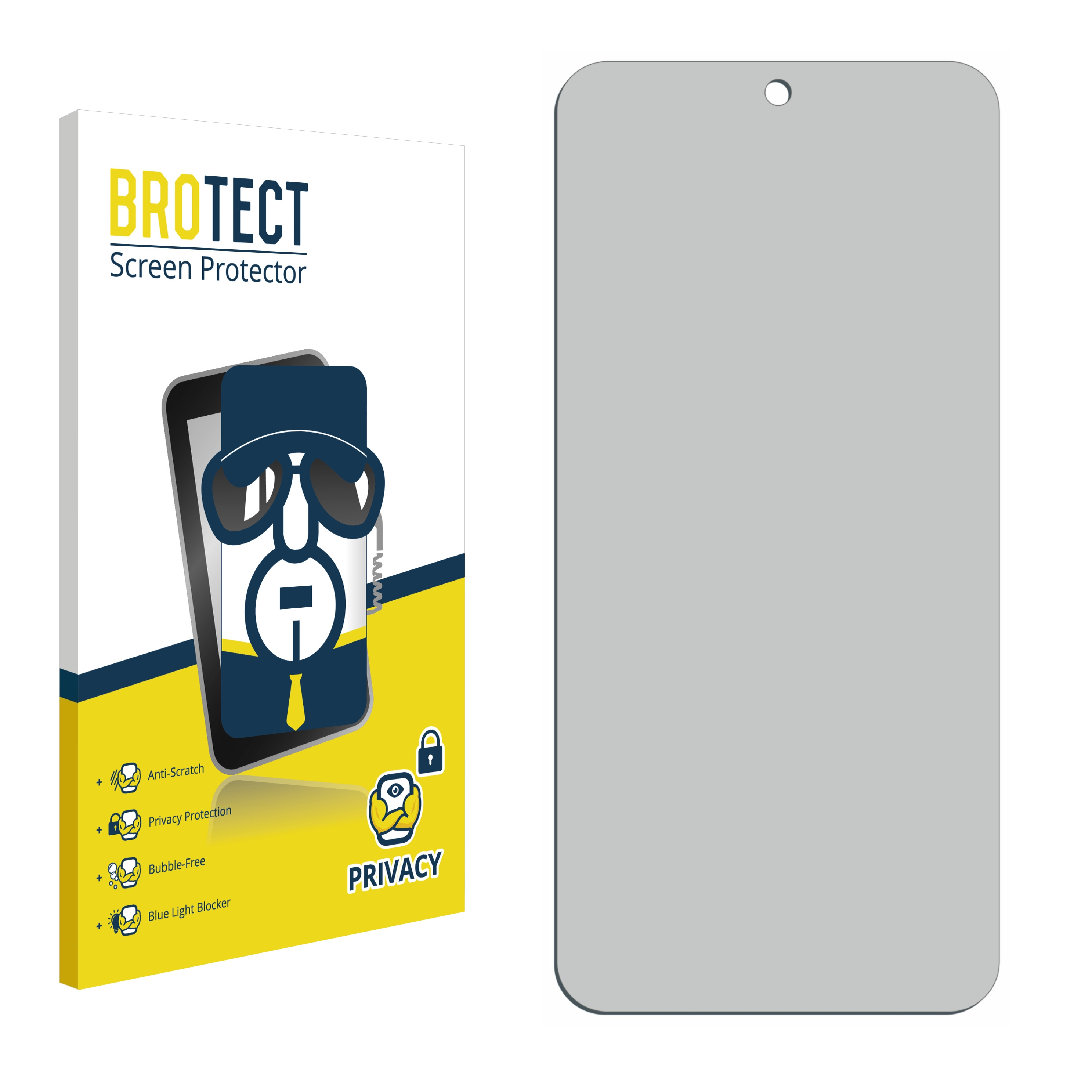BROTECT (2 Stück Anti-Spy Blickschutzfolie Für On Produktbild-Vorschau 2