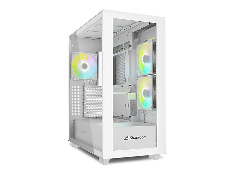 SHARKOON Sharkoon Rebel C60 White | Midtowermodel Computer-Gehäuse ...