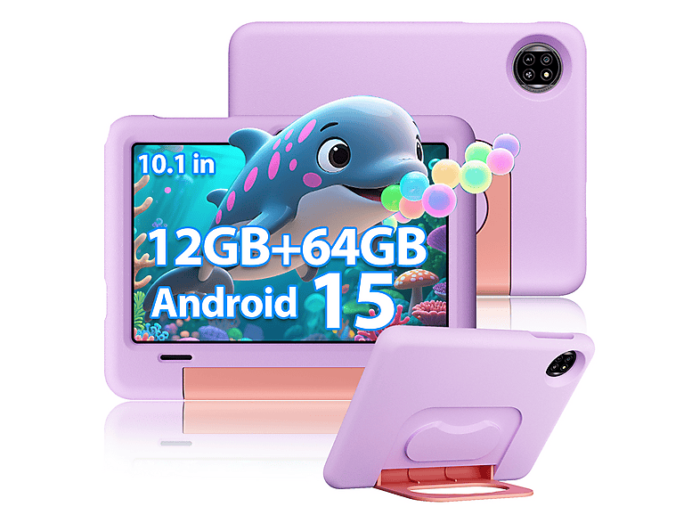 BLACKVIEW Tab 20 Kids, Tablet, 64 GB, 10,1 Zoll, Lila