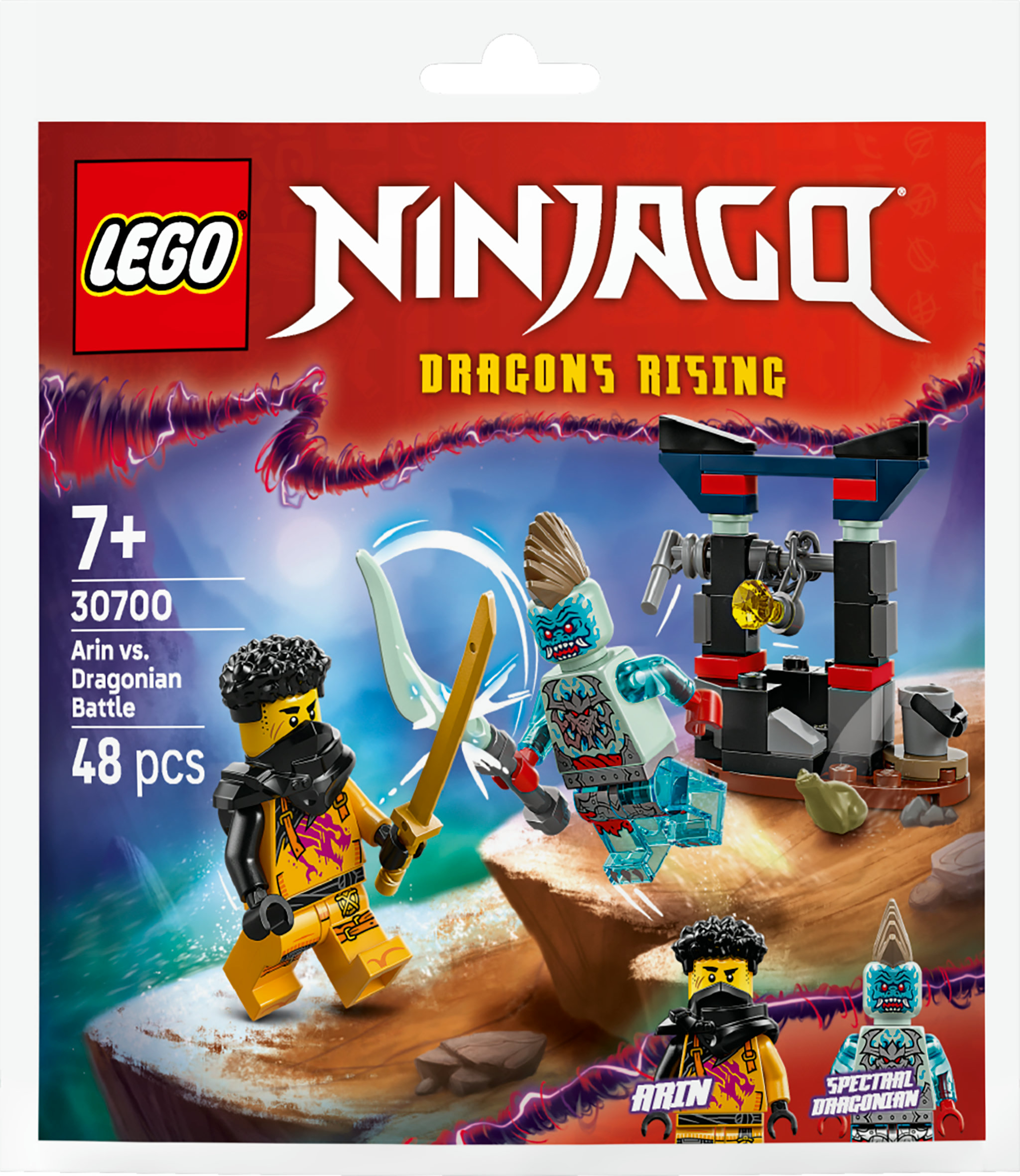 arinko LEGO NINJAGO Ras ve Arin'in Süper Fırtına Jeti 71833-8 Yaş ve