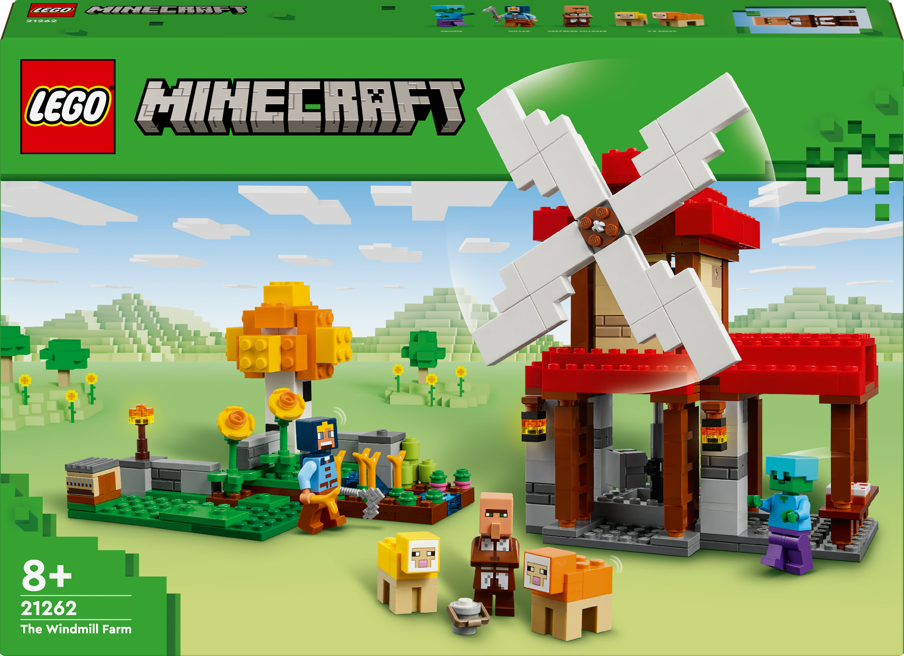 LEGO Minecraft Rüzgar Değirmeni Çiftliği 21262
