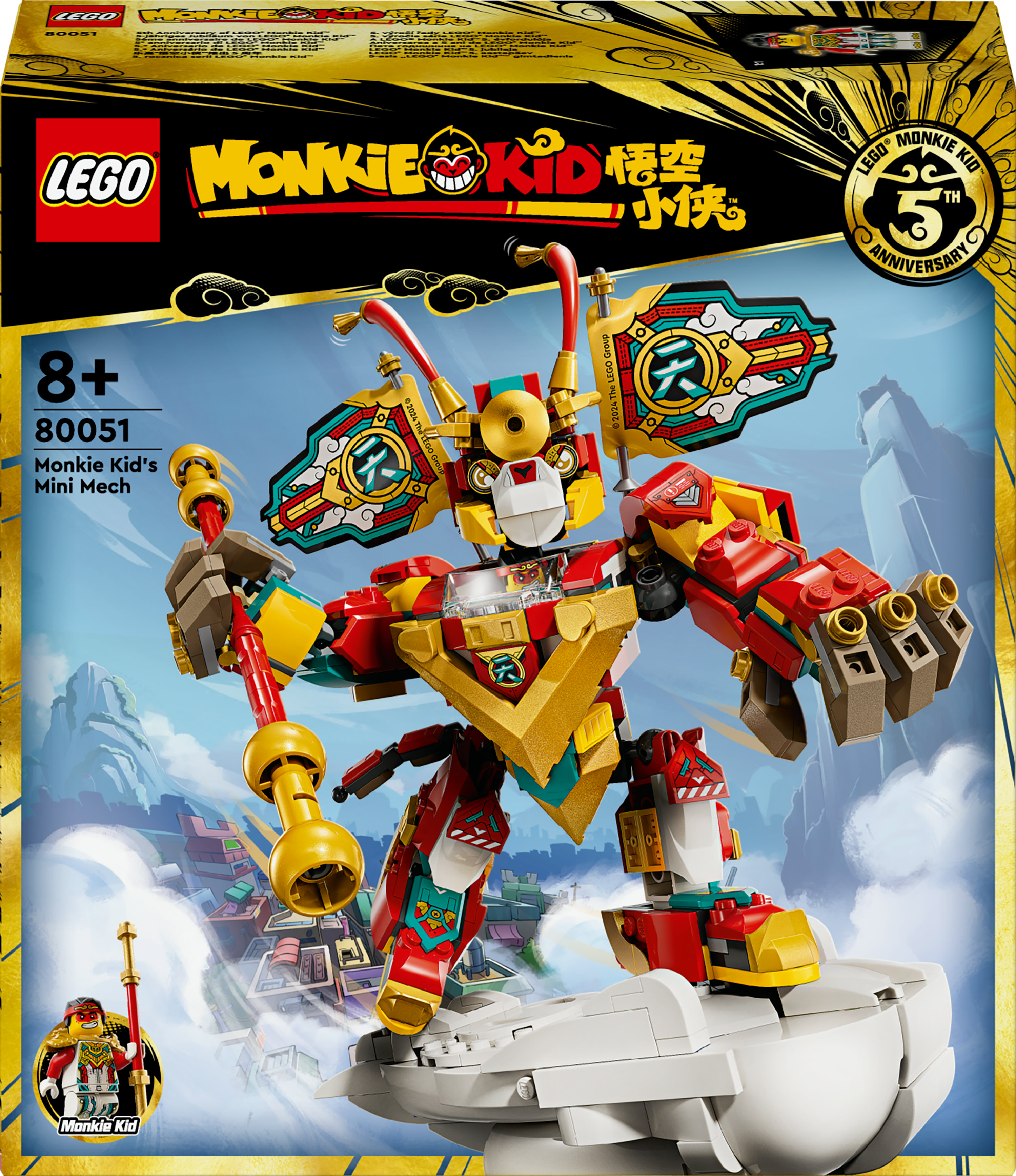 LEGO Monkie Kid Mini Mech 80051 Bouwspeelgoed Meerkleurig | MediaMarkt