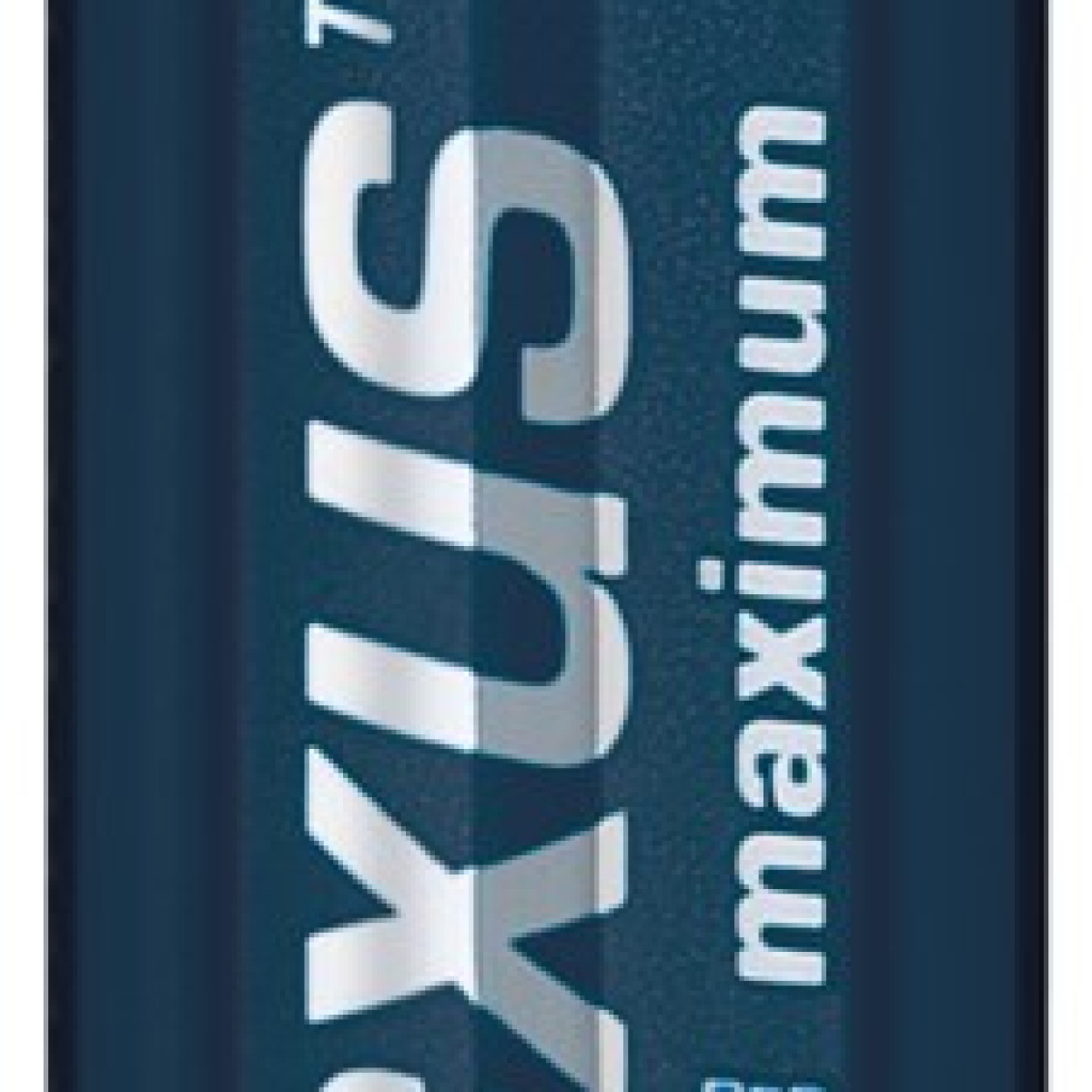 Nahaufnahme eines blauen Objekts mit weißem Text: 'skis maximum'. Der Hintergrund ist dunkelblau.