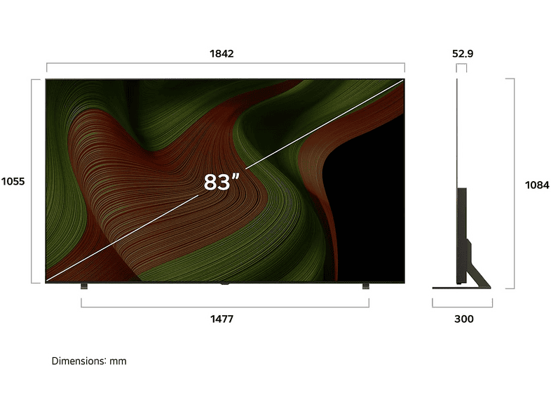 LG OLED83B56LA 83 inç 210 cm Dahili Uydu Alıcılı 4K UHD SMART TV