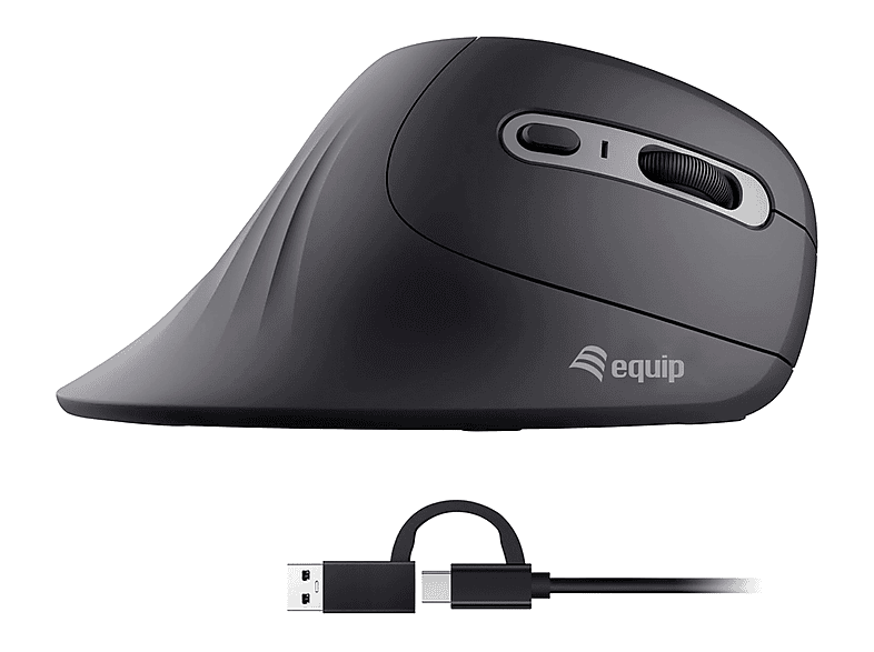 Ratón con cable | EQUIP 245119, USB Type-A + USB Type-C, 7200 ppp ...