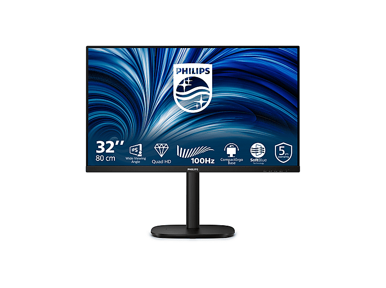 PHILIPS 32B2N3500/00 31,50 Zoll QHD Business-Monitor (4 ms ...