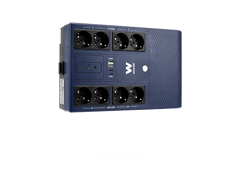 SAI | WOXTER Multibase 800VA, 8 tomas Schuko, potencia 800VA