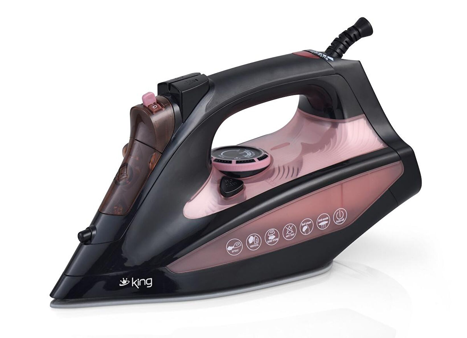 KING KBÜ703 Osborn 2600 W Buharlı Ütü Rose