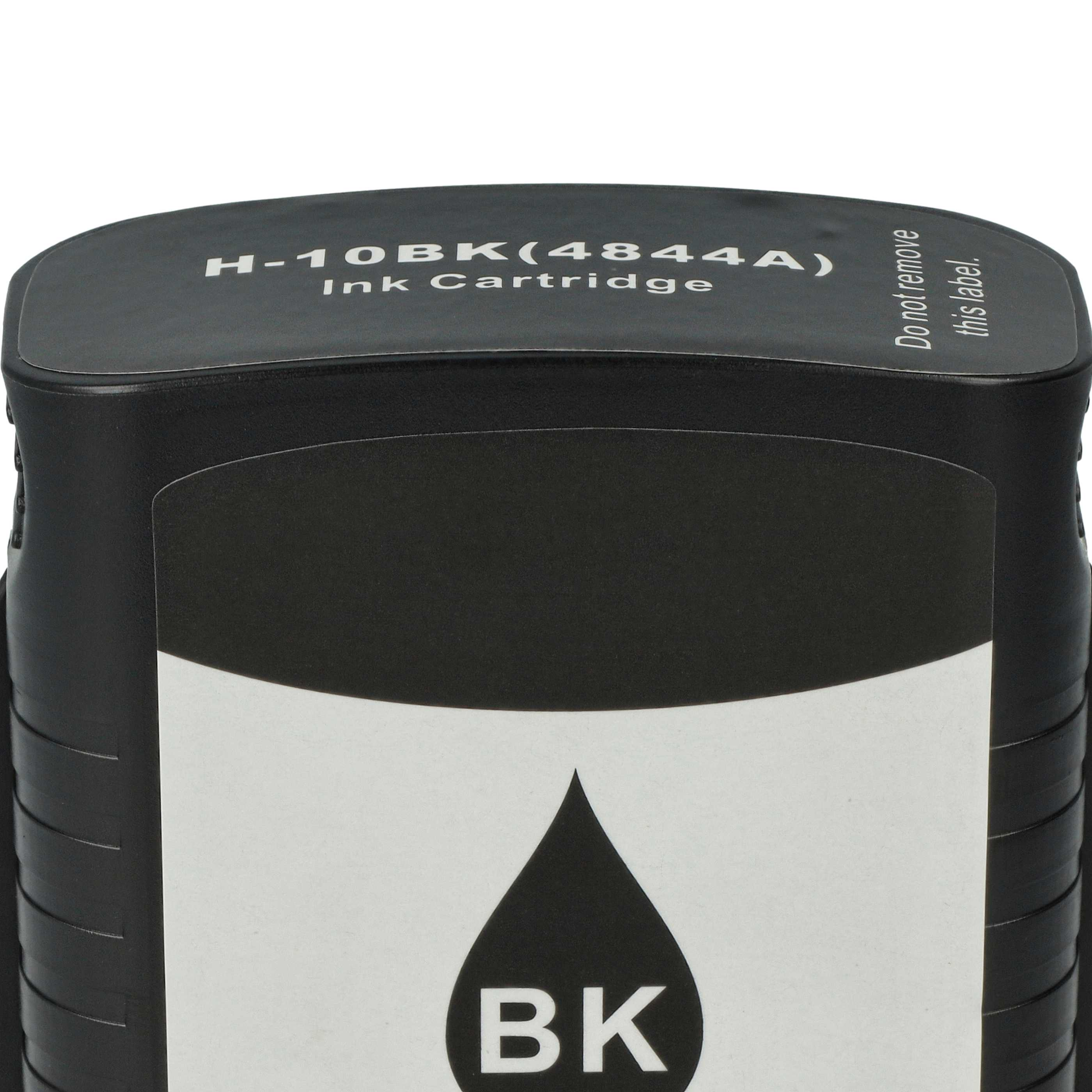 Schwarze Tintenpatrone mit weißem Text und einer schwarzen Tröpfchenform mit 'BK'. Oben steht 'H-10BK(4844A) Ink Cartridge'.